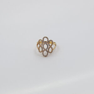 خاتم Infinity من الذهب عيار 18k