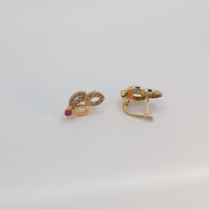 حلقات الأذن للنساء من الذهب عيار 18k