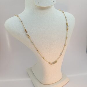 سنسلة les boules من معدن الذهب النفيس عيار 18k