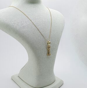 سنسلة موشارابي من معدن الذهب النفيس عيار 18k