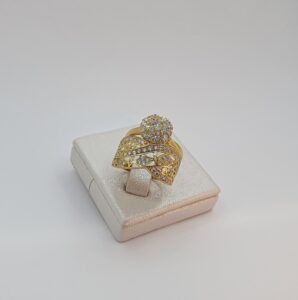 خاتم زواج من الذهب عيار 18k