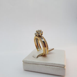 خاتم زواج من الذهب عيار 18k