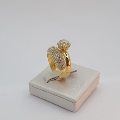 خاتم زواج من الذهب عيار 18k