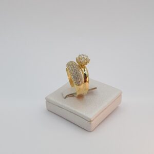 خاتم زواج من الذهب عيار 18k