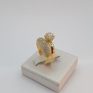 خاتم زواج من الذهب عيار 18k