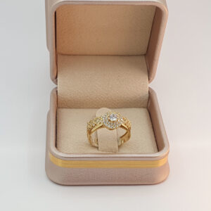 خاتم زواج من الذهب عيار 18k