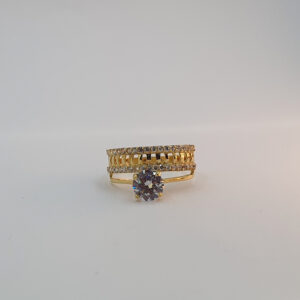 خاتم زواج من الذهب عيار 18k