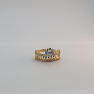 خاتم زواج من الذهب عيار 18k