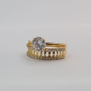 خاتم زواج من الذهب عيار 18k