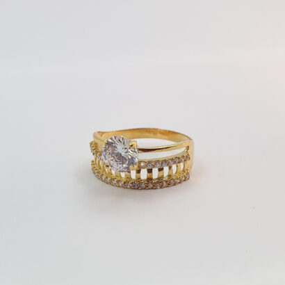 خاتم زواج من الذهب عيار 18k