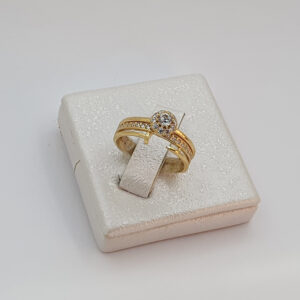 خاتم زواج من الذهب عيار 18k