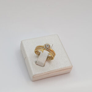 خاتم زواج من الذهب عيار 18k