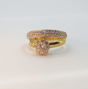 خاتم زواج من الذهب عيار 18k