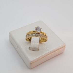 خاتم زواج من الذهب عيار 18k