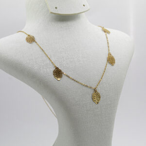 قلادة من ذهب أصلي عيار 18 قيراط