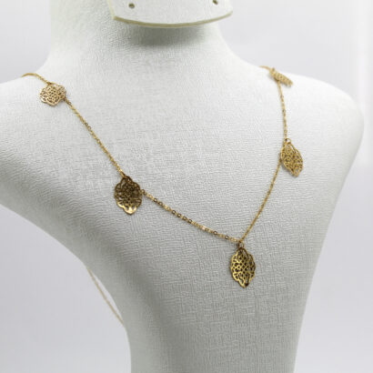 قلادة من ذهب أصلي عيار 18 قيراط