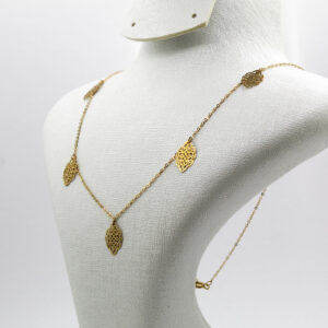 قلادة من ذهب أصلي عيار 18 قيراط