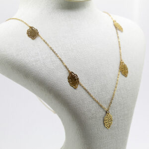 قلادة من ذهب أصلي عيار 18 قيراط