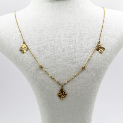 قلادة الخريشات من الذهب عيار 18قيراط