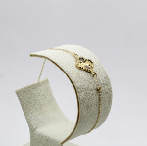 سوار van-cleef من الذهب عيار 18قيراط