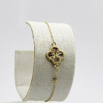 سوار van-cleef من الذهب عيار 18قيراط
