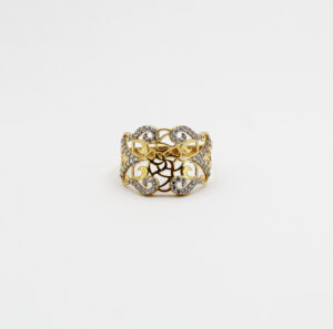 خاتم تخرام style italien المصنوع من الذهب