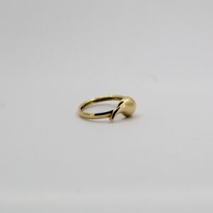 خاتم الدمعة من الذهب عيار 18قيراط