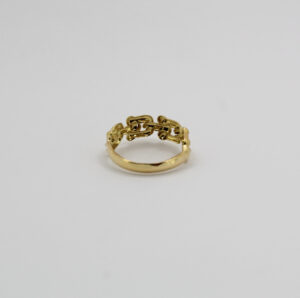 خاتم التيفاني من الذهب عيار 18K