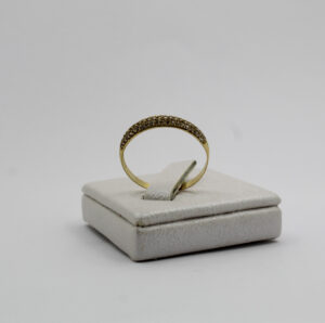 خاتم نسائي "البنانة" من الذهب عيار 18قيراط