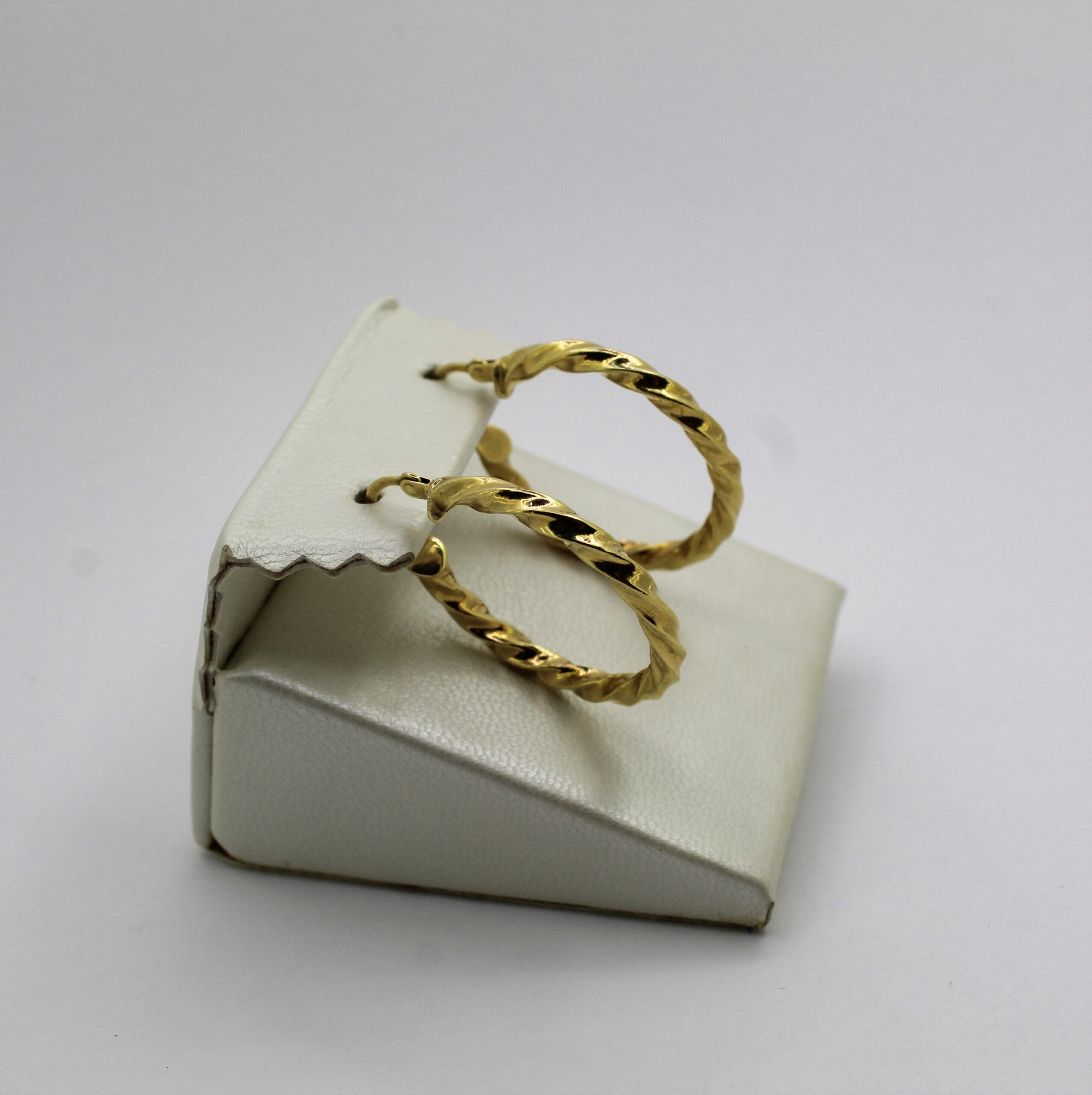 حلقات Créoles مفتولين - الصورة 3