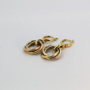 حلقات الخرصات للنساء من الذهب عيار 18k