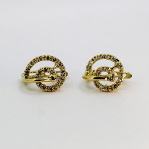 حلقات الحلزونة للنساء من الذهب عيار 18k