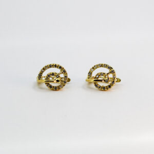 حلقات الحلزونة للنساء من الذهب عيار 18k