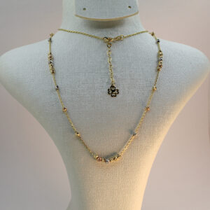 سنسلة les boules من الذهب عيار 18k