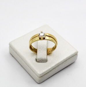 خاتم زواج من الذهب عيار 18k