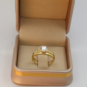 خاتم زواج من الذهب عيار 18k