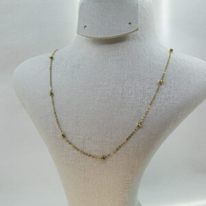 سنسلة les boules من الذهب عيار 18k