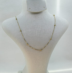 سنسلة les boules من الذهب عيار 18k