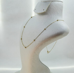 سنسلة les boules من الذهب عيار 18k