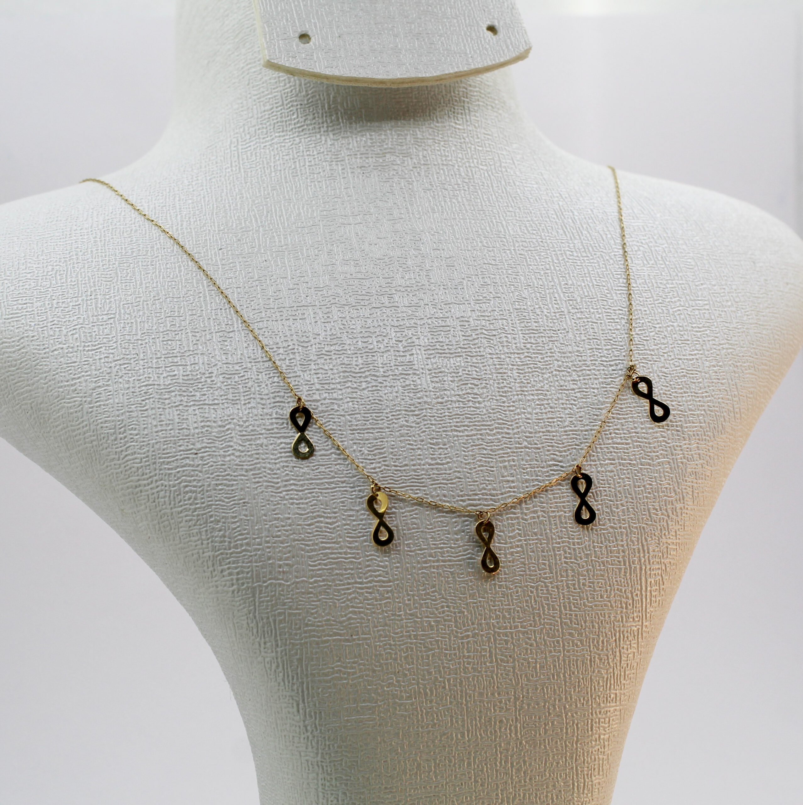 سنسلة Infinity الخريشات من الذهب عيار 18k