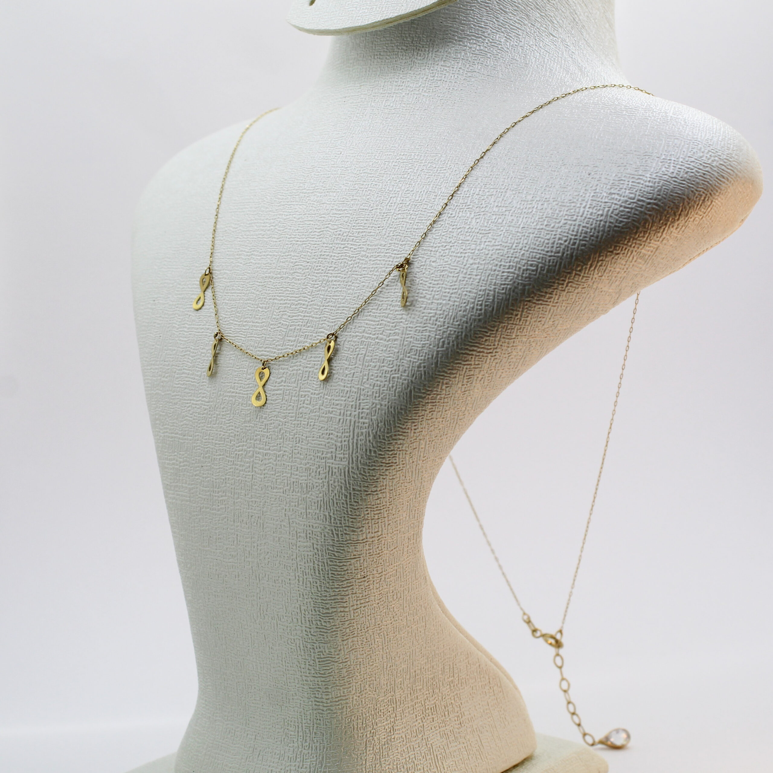 سنسلة Infinity الخريشات من الذهب عيار 18k