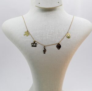 سنسلة الخريشات من الذهب عيار 18k