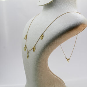 سنسلة الخريشات من الذهب عيار 18k