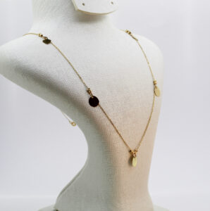 سنسلة الدولار من الذهب عيار 18k