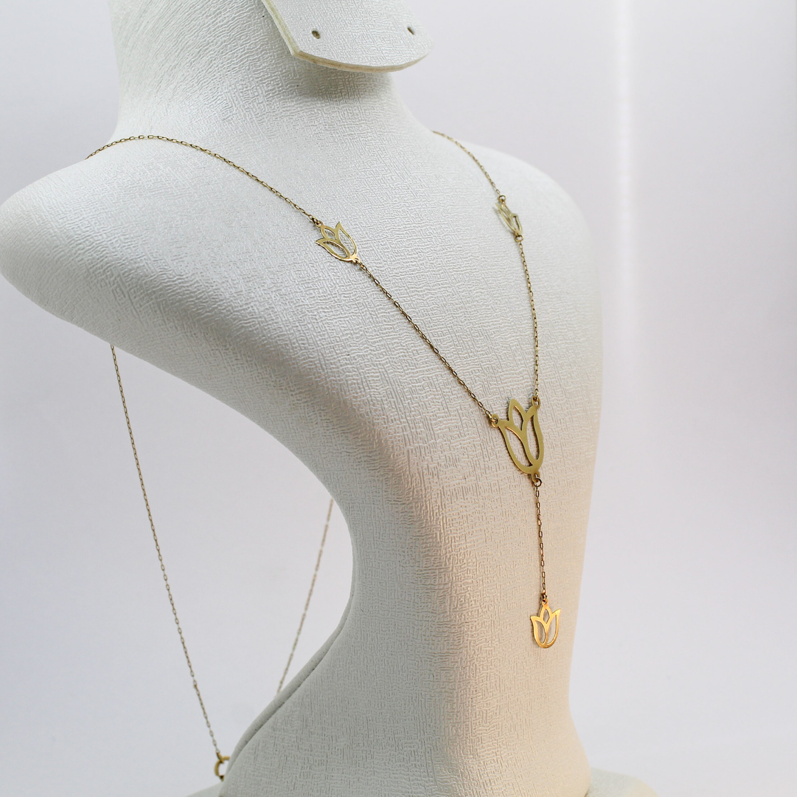 سنسلة التوليب Tulipes من الذهب عيار 18k