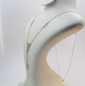 سنسلة التوليب Tulipes من الذهب عيار 18k