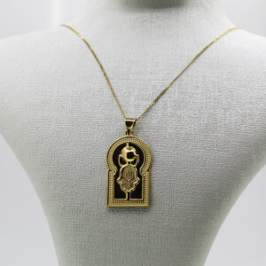 سنسلة باب منصور من الذهب عيار 18k