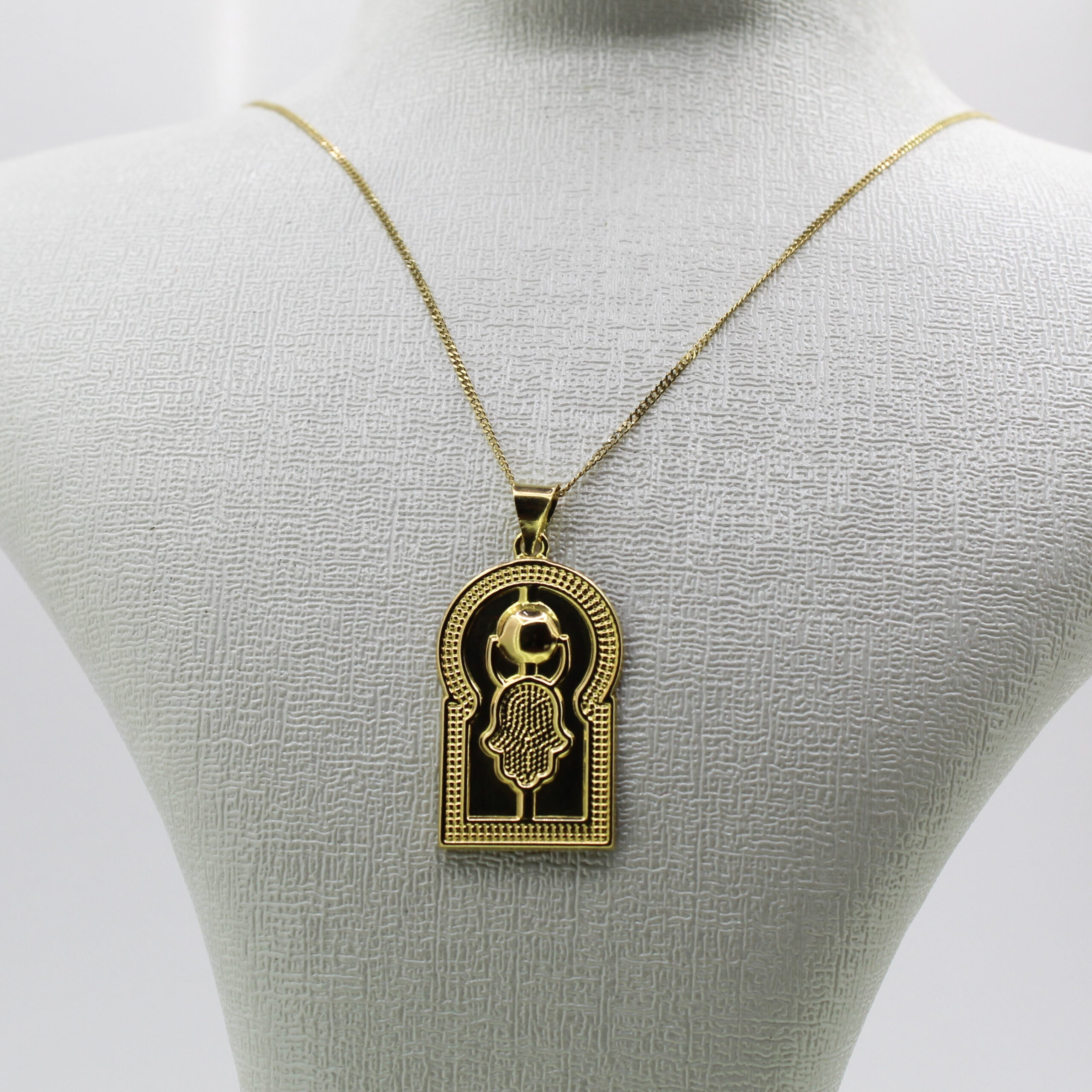 سنسلة باب منصور من الذهب عيار 18k