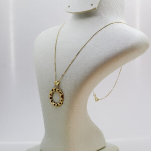 سنسلة الكلاش من الذهب عيار 18k