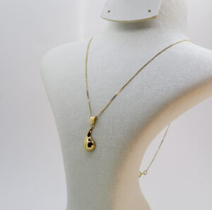 سنسلة الدمعة من الذهب عيار 18k